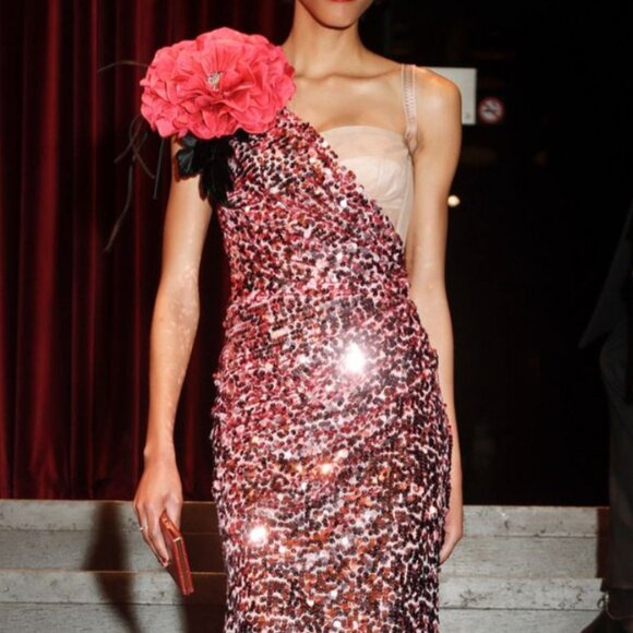 DOLCE AND GABBANA SEQUIN DRESS - Picture 1 of 2
